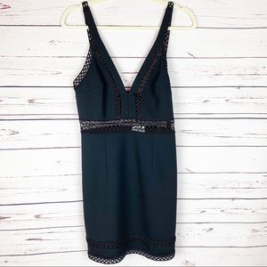 FREE PEOPLE Black Cutout Dress